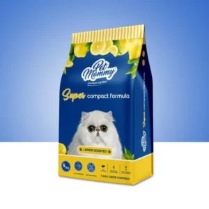 Pet Mommy Super Compact Formula – Lemon Scented Cat Litter (5KG)