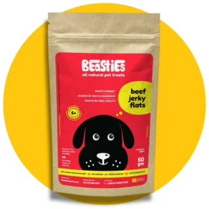 Beasties All Natural Pet Treats – Beef Jerky Flats